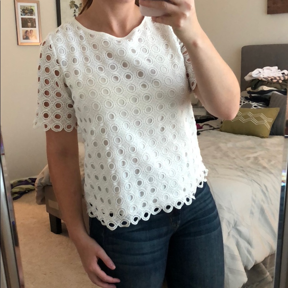 Eyelet Blouse